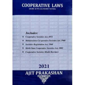Ajit Prakashan's Cooperative Law (Bare Acts with Short Notes) 